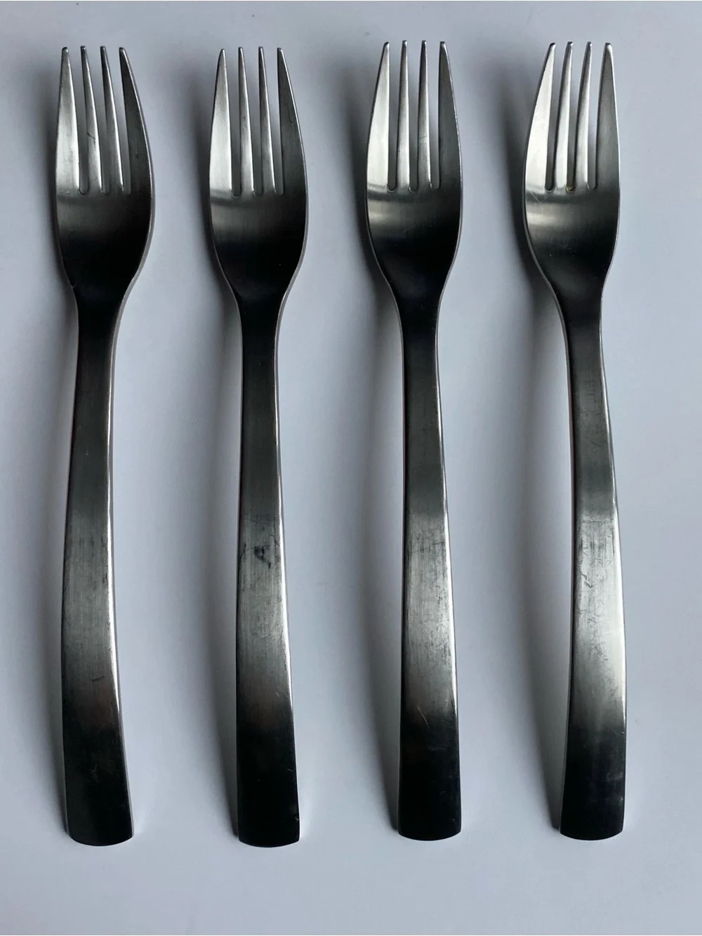Lot Of 4 Gourmet Settings GS Carry On Flatware Forks 8” Long Stainless Steel